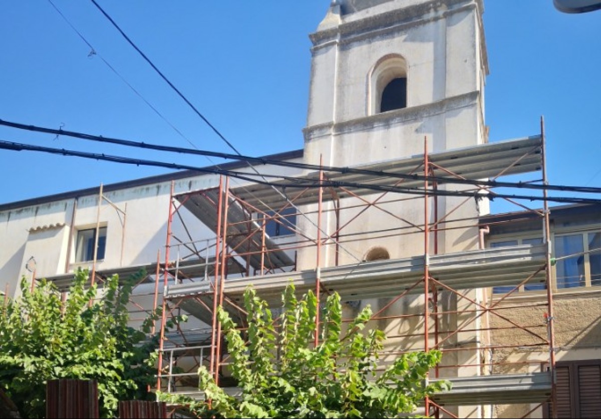 Lavori di restauro e messa in sicurezza della Chiesa di San Giuseppe di Gasperina - Crediti: Comune di Gasperina
