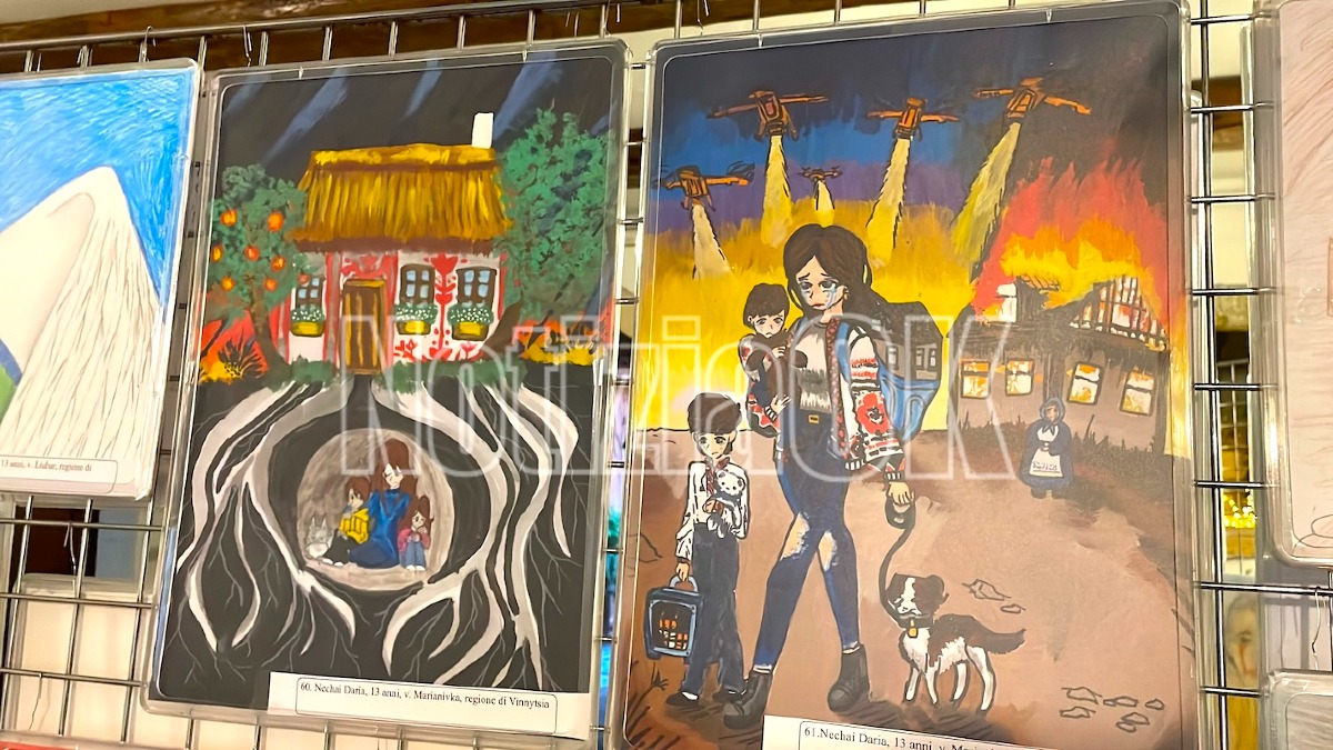 Lamezia Terme ospita la mostra "Disegno. Amo. Credo": La Speranza dei Bambini Ucraini al Chiostro di San Domenico - 