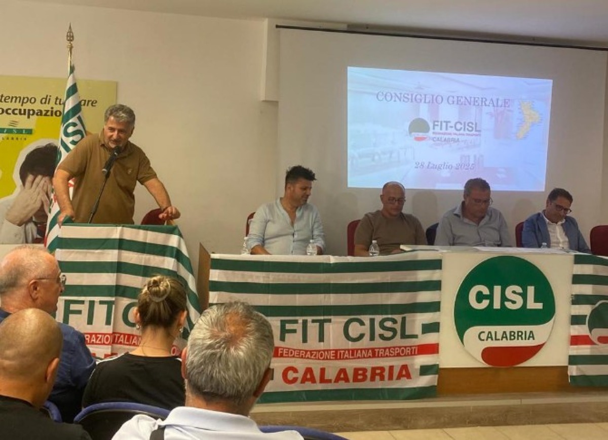 Consiglio Generale FIT-CISL Calabria: “Senza il Sud l’Italia non riparte. Lavoro, infrastrutture e giovani al centro dell’azione sindacale” - 