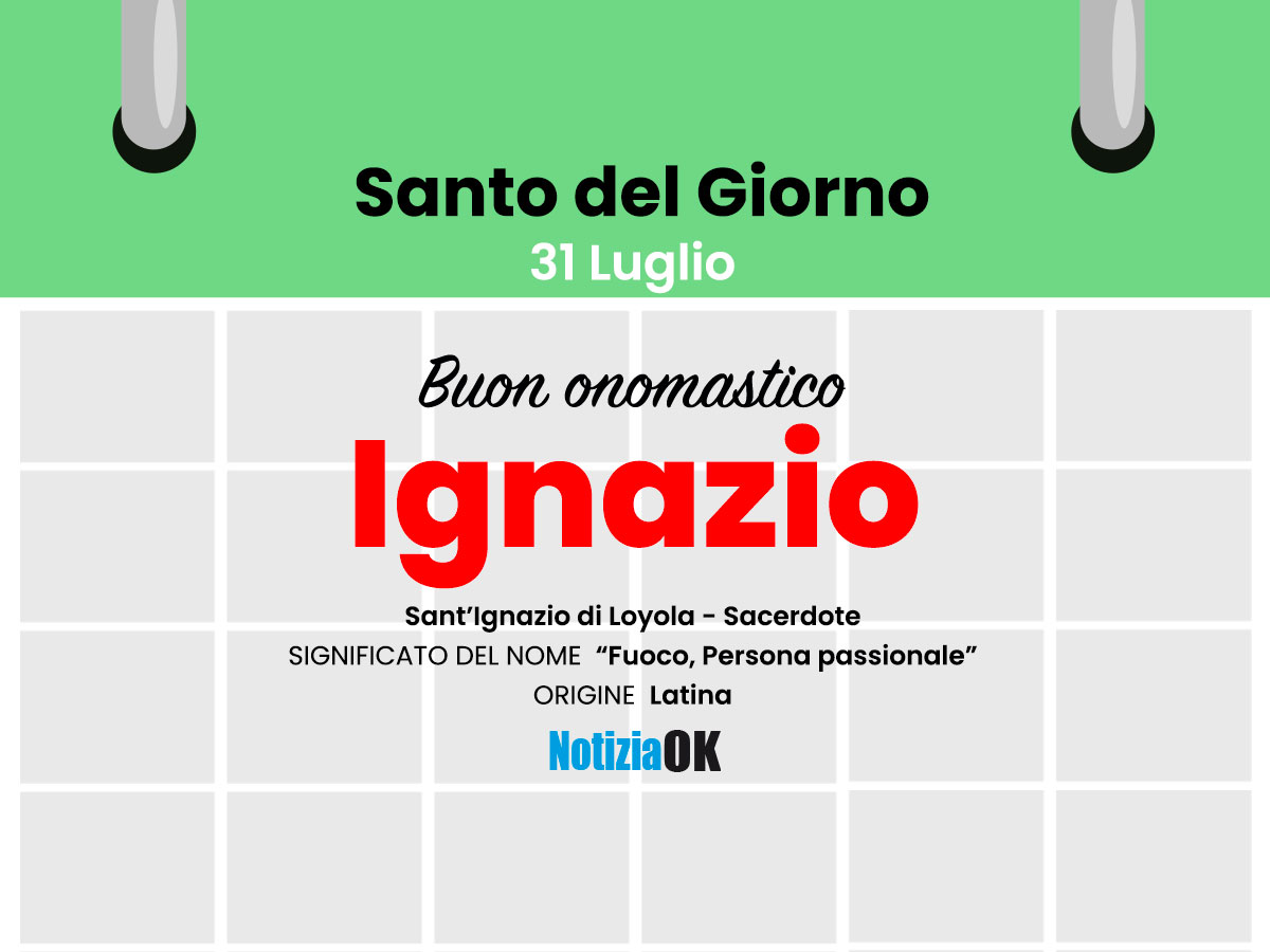 Onomastico: oggi è Sant'Ignazio - 