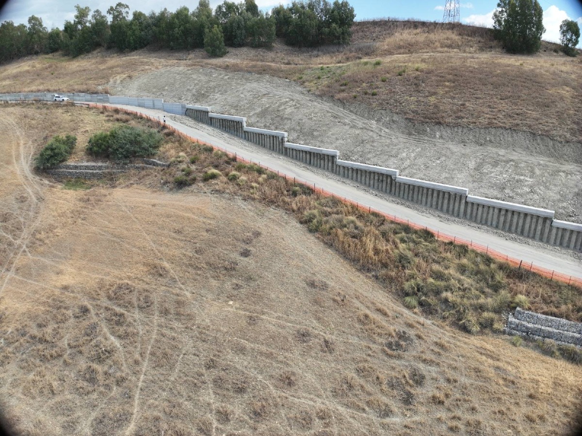 Messa in sicurezza e adeguamento della strada Cutro-Papanice: realizzati circa 140 metri lineari di fondazione - 