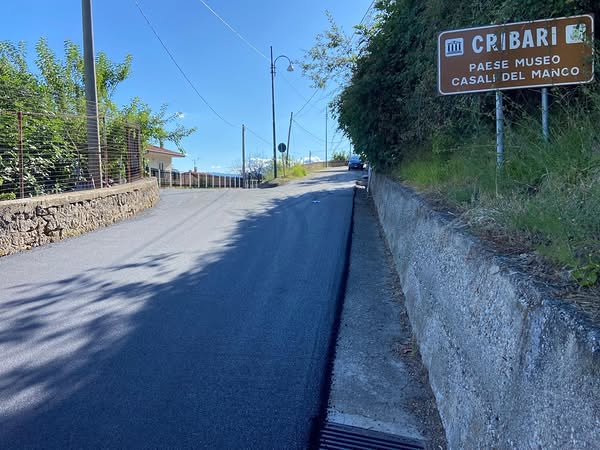 Casali del Manco, completati i lavori di bitumazione: interessato un tratto di circa 1,7 km  - 