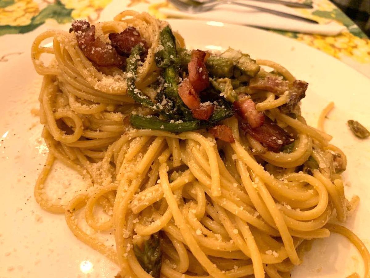 Le Ricette di Patrizia: pasta con asparagi e pancetta -