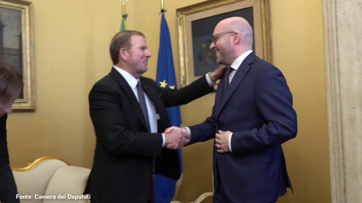 Il presidente della Camera Fontana riceve l'ambasciatore Usa Fertitta - 