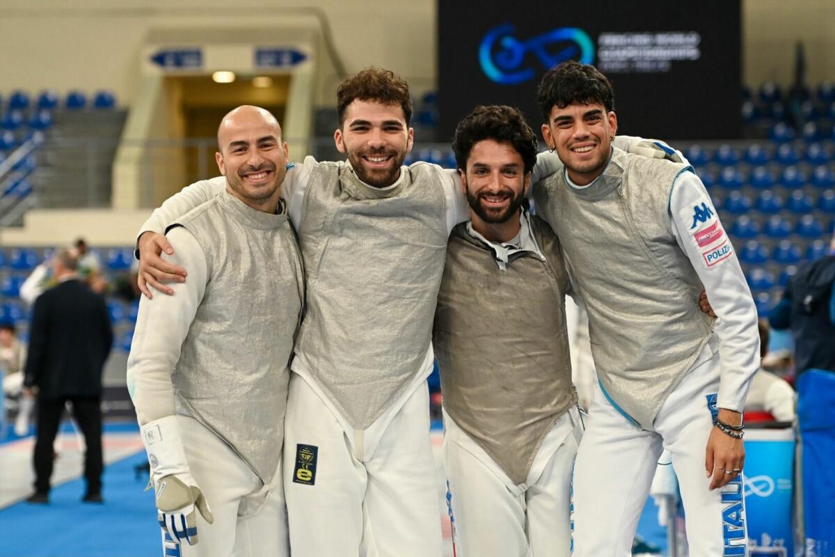 Oro mondiale a squadre per gli azzurri del fioretto - 