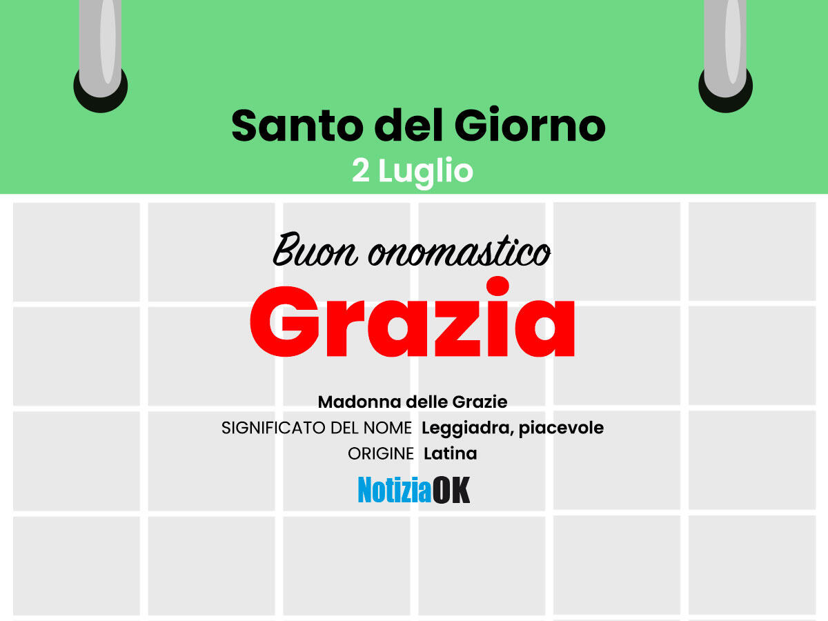 Oggi la Chiesa celebra la memoria di Santa Grazia - 