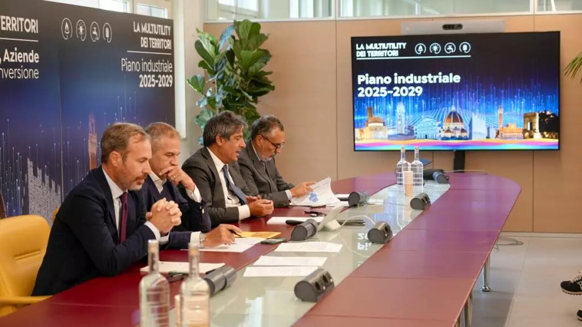Multiutility Toscana, 2,5 mld investimenti nel nuovo Piano industriale -