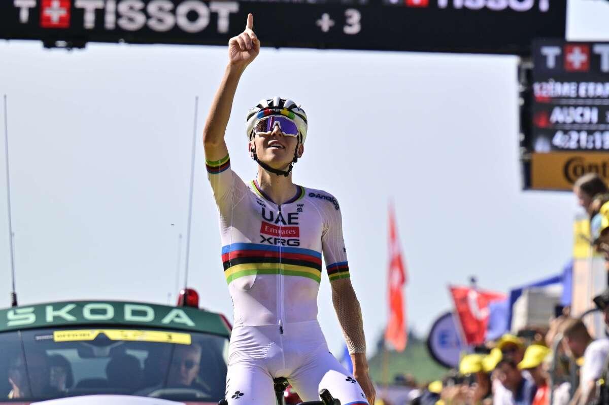 Tappa e maglia gialla per Pogacar al Tour “Dedicato a Privitera” - 