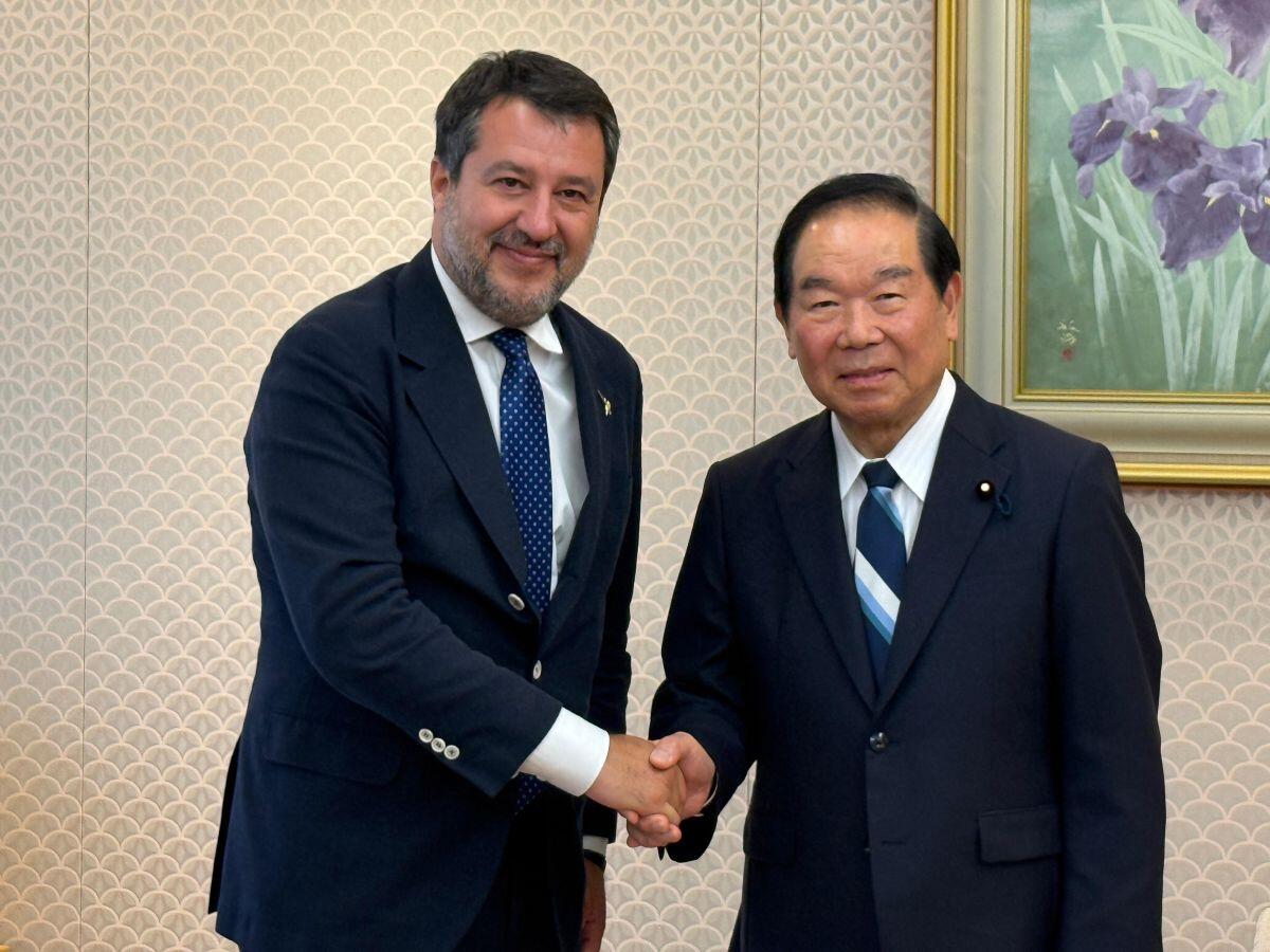 Giappone, Salvini incontra Nukaga. Focus sul Ponte sullo Stretto - 