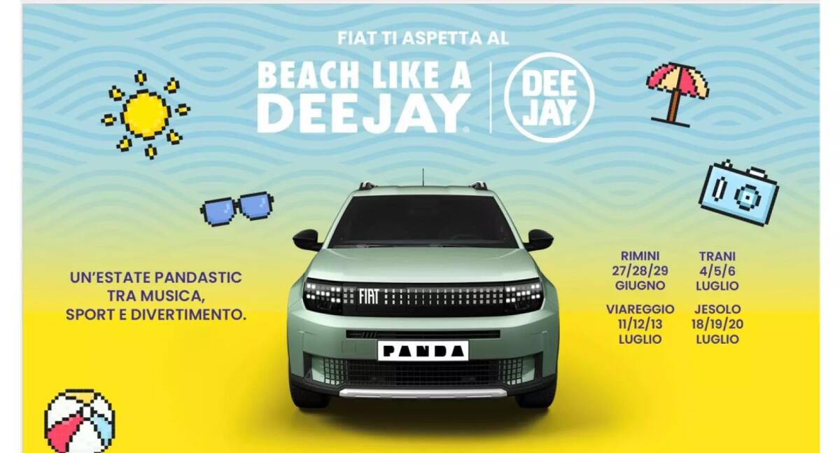 Fiat protagonista dell’estate italiana al fianco di Radio Deejay - 