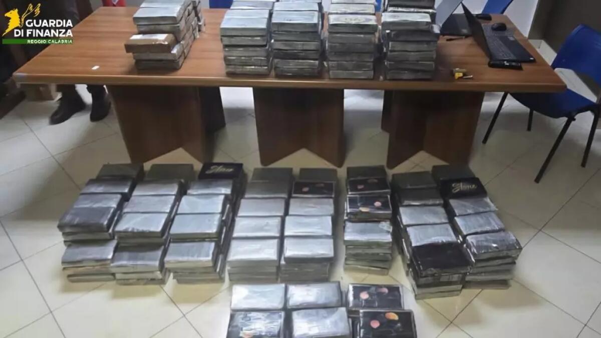 Reggio Calabria, sequestrati dalla Gdf 417 chilogrammi di cocaina - 