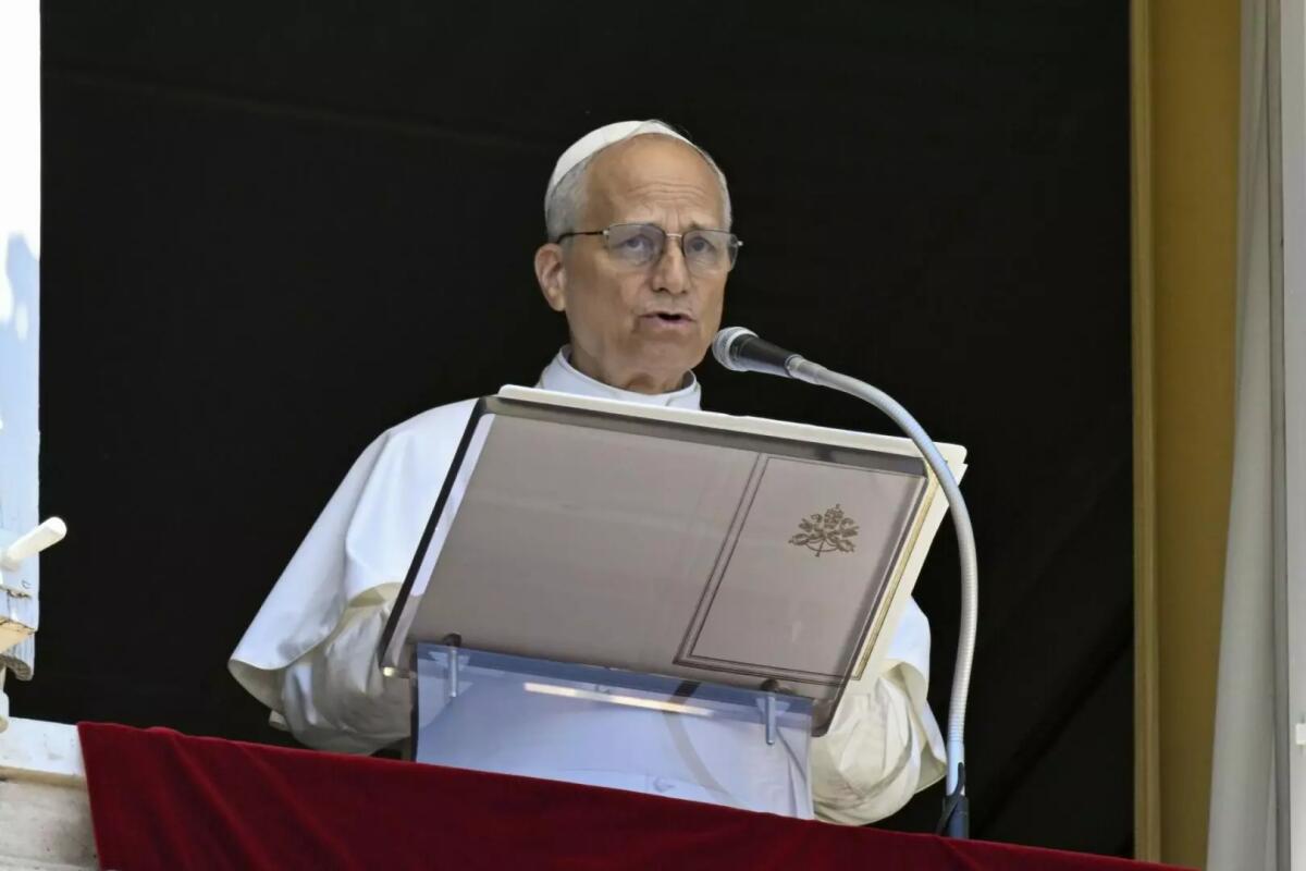 Papa Leone “Esorto a negoziare un futuro di pace per tutti i popoli” -