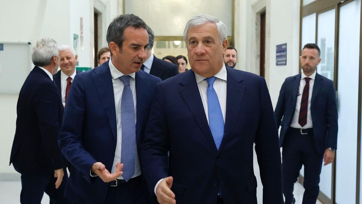 Soverato - Per la sezione Politics del Magna Grecia FIlm Festival protagonisti Antonio Tajani e Roberto Occhiuto  - 