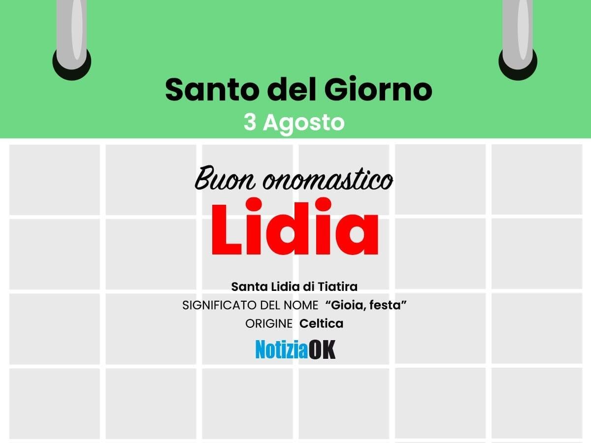 Onomastico: oggi è Santa Lidia - 