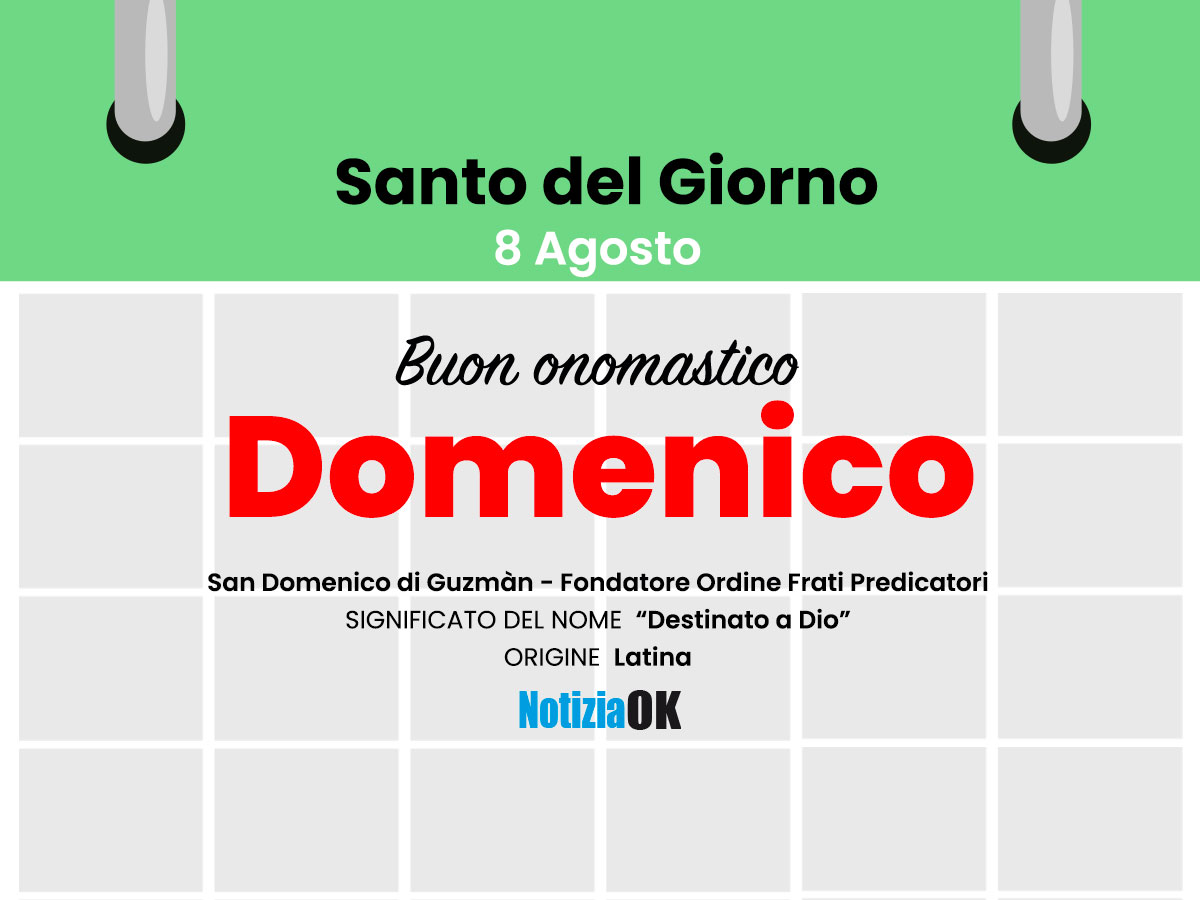 Onomastico: oggi è San Domenico - 