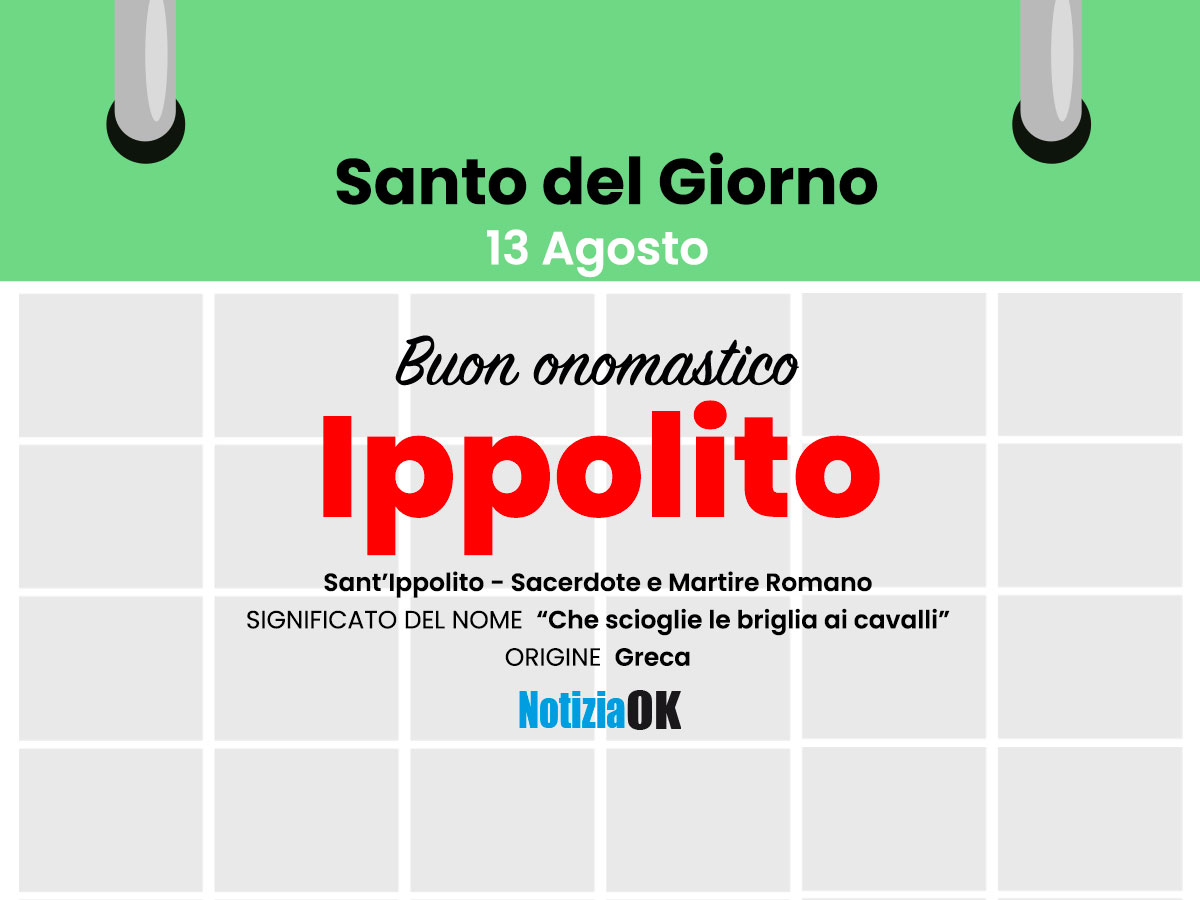 Onomastico: oggi è Sant'Ippolito -