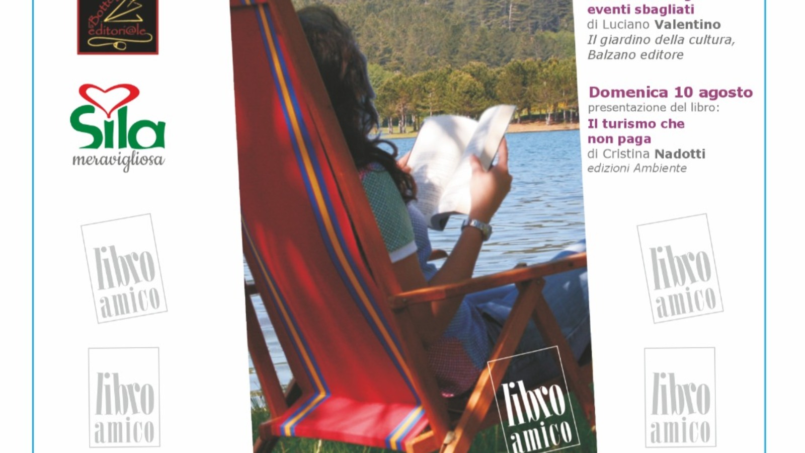 In Sila torna “Lorica Libro Amica”, evento culturale librario giunto alla sua 14a edizione - Locandina Libro amica US 