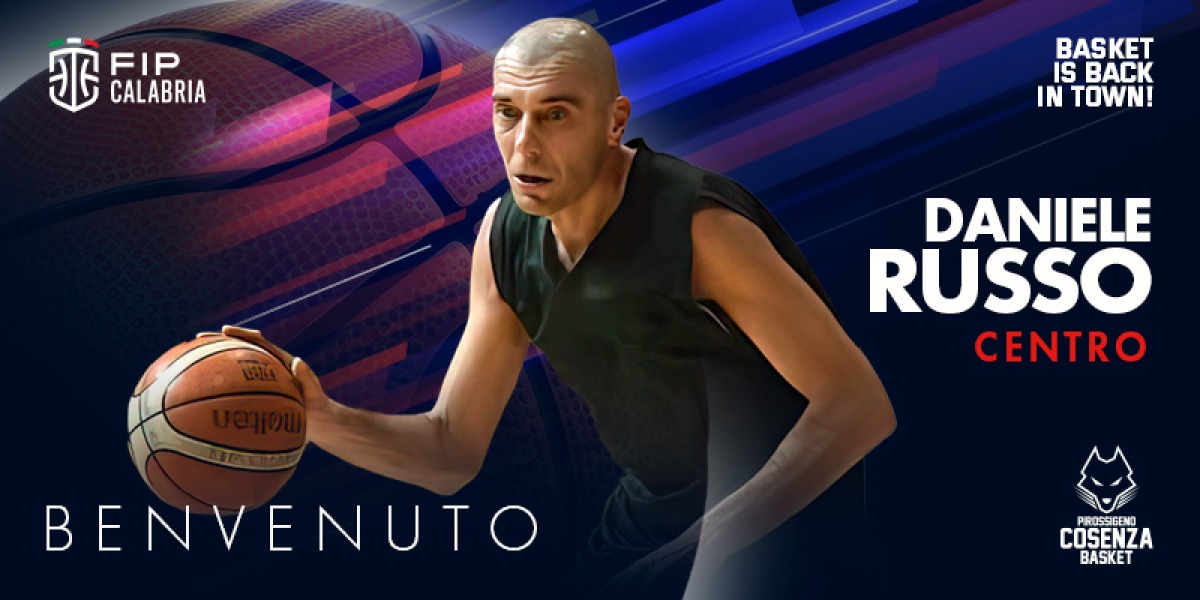 Pirossigeno Cosenza Basket, Daniele Russo è il nuovo centro: “Qui si vuole costruire una squadra che rappresenti degnamente la città” -