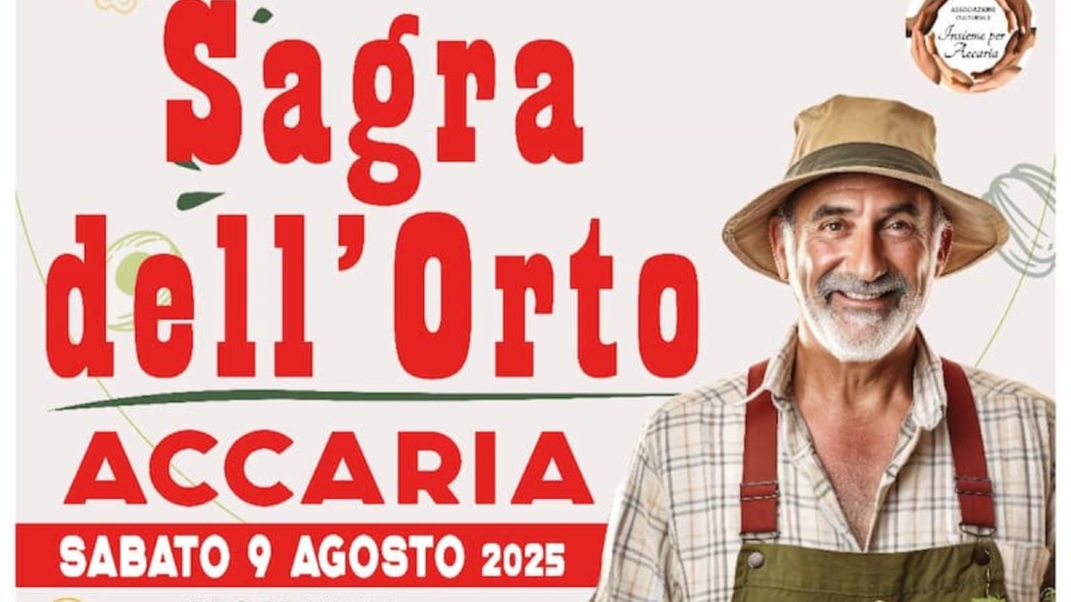 Tutto pronto per la Sagra dell’Orto ad Accaria 2025 - 