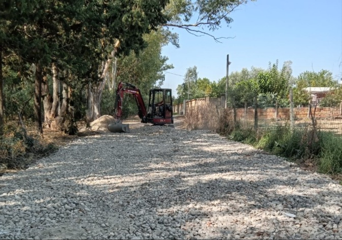 Botricello, completati i lavori di sistemazione di via Palinuro in zona Marina di Bruni - 