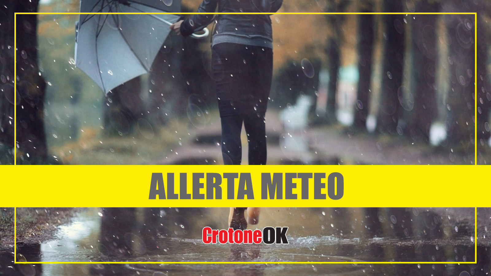 Maltempo nel crotonese: allerta meteo sabato 23 agosto -