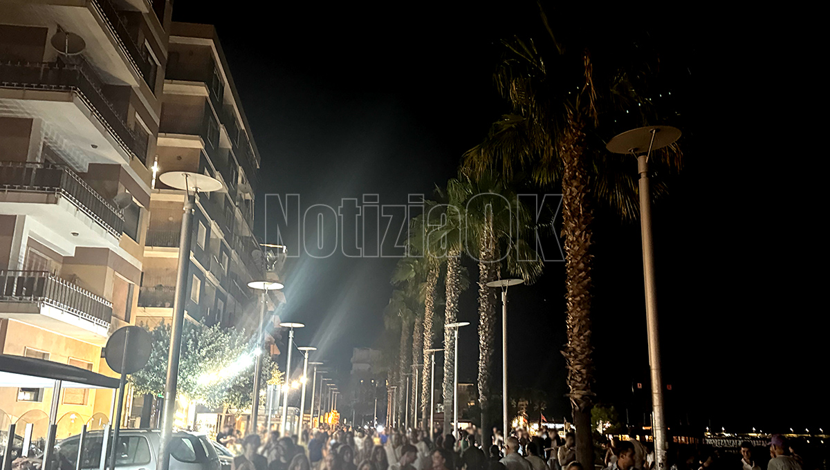 Crotone - Lungomare senza luce per due sere: interventi in corso - 