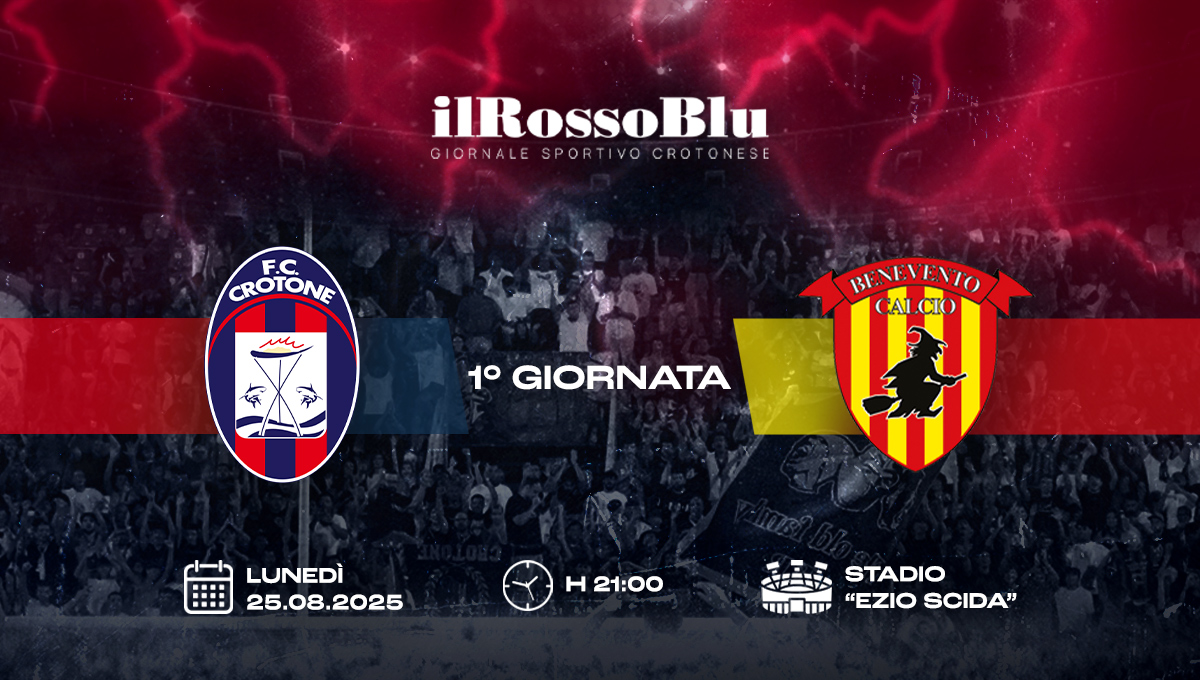 #CrotoneBenevento | Le formazioni: Out Di Pasquale, novità tra le fila degli squali - 