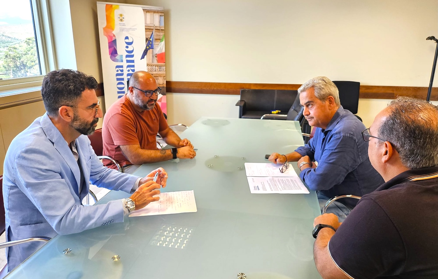 Konecta: il sindacato CONF.I.A.L. solleva dubbi su efficienza e qualità - Incontro Konecta Regione Calabria 26 agosto 2025 - foto fabio tomaino