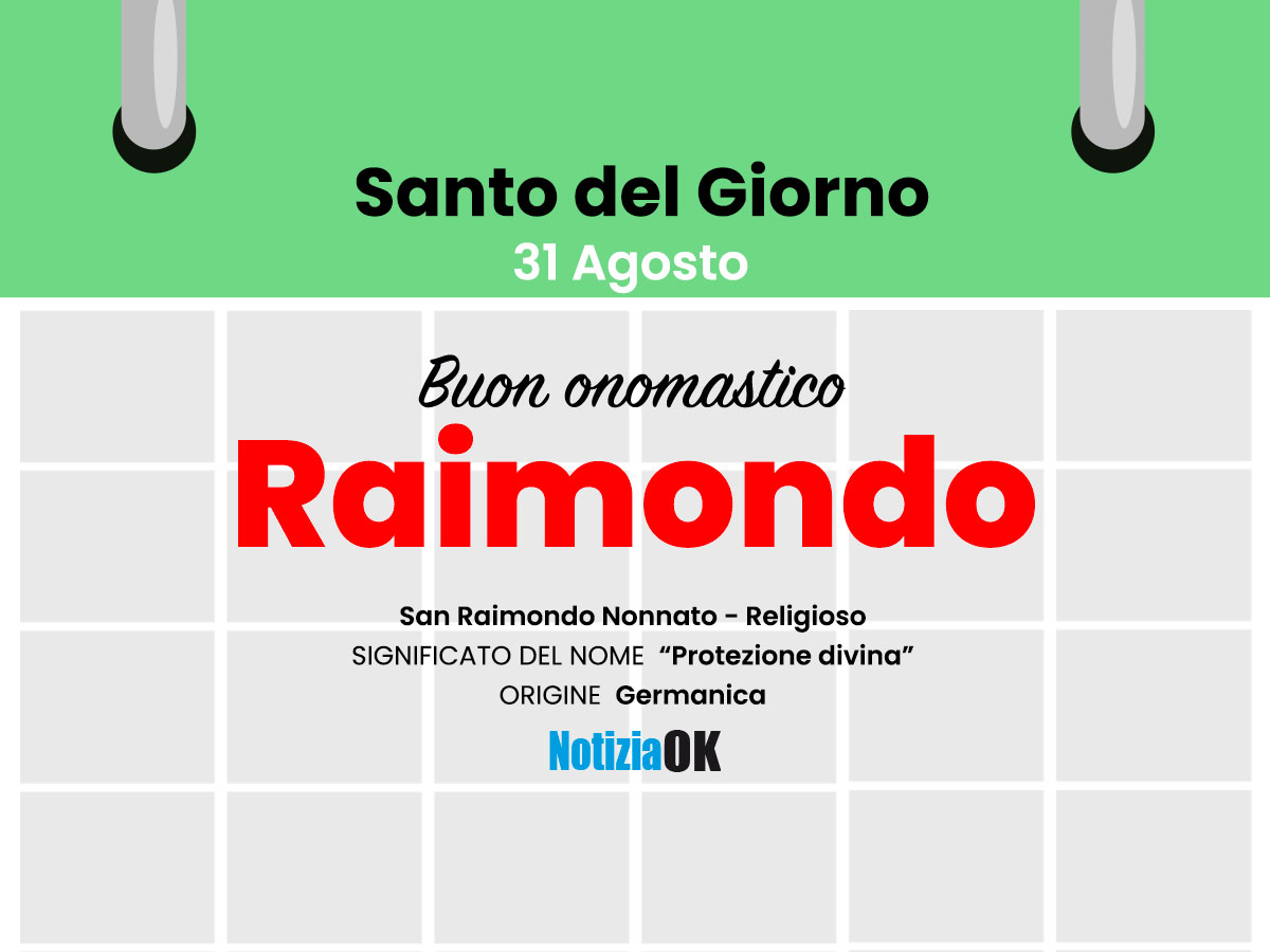 Onomastico: oggi è San Raimondo - 