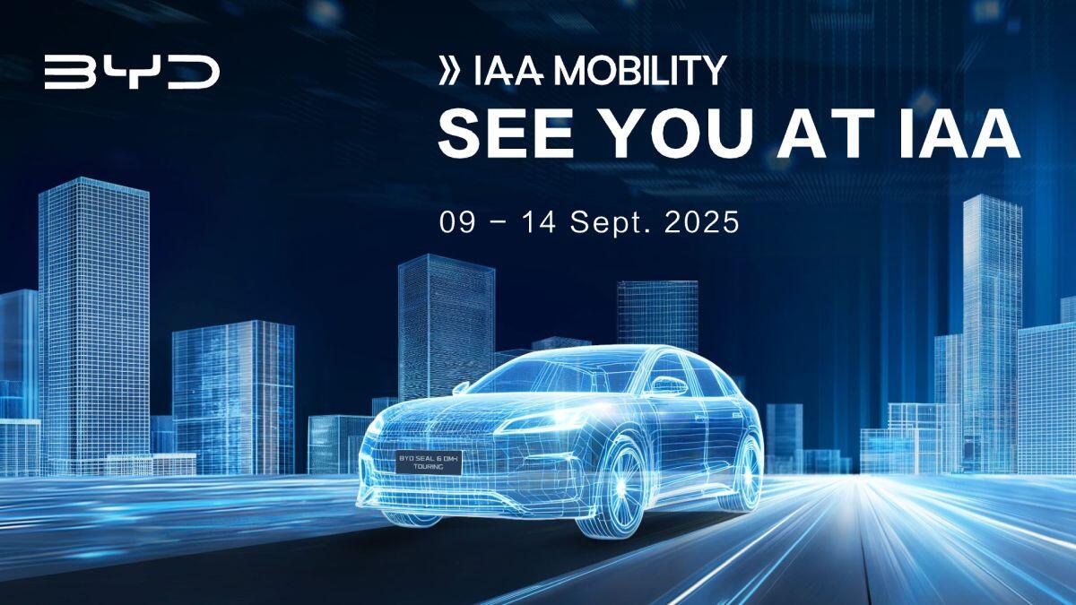 BYD, anteprima mondiale all’IAA Mobility della nuova SEAL 6 DM-i TouriNG -