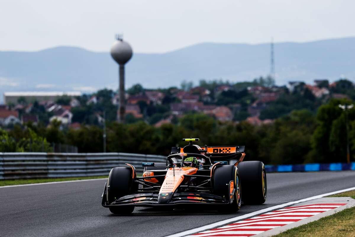 Norris domina le libere del Gp di Ungheria, Leclerc terzo -
