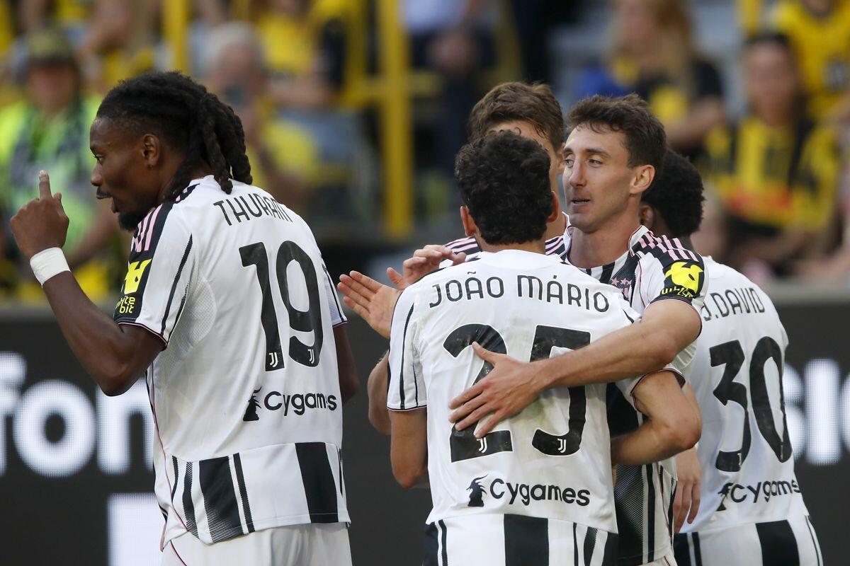 Segnali positivi per la Juve, 2-1 contro il Borussia Dortmund -