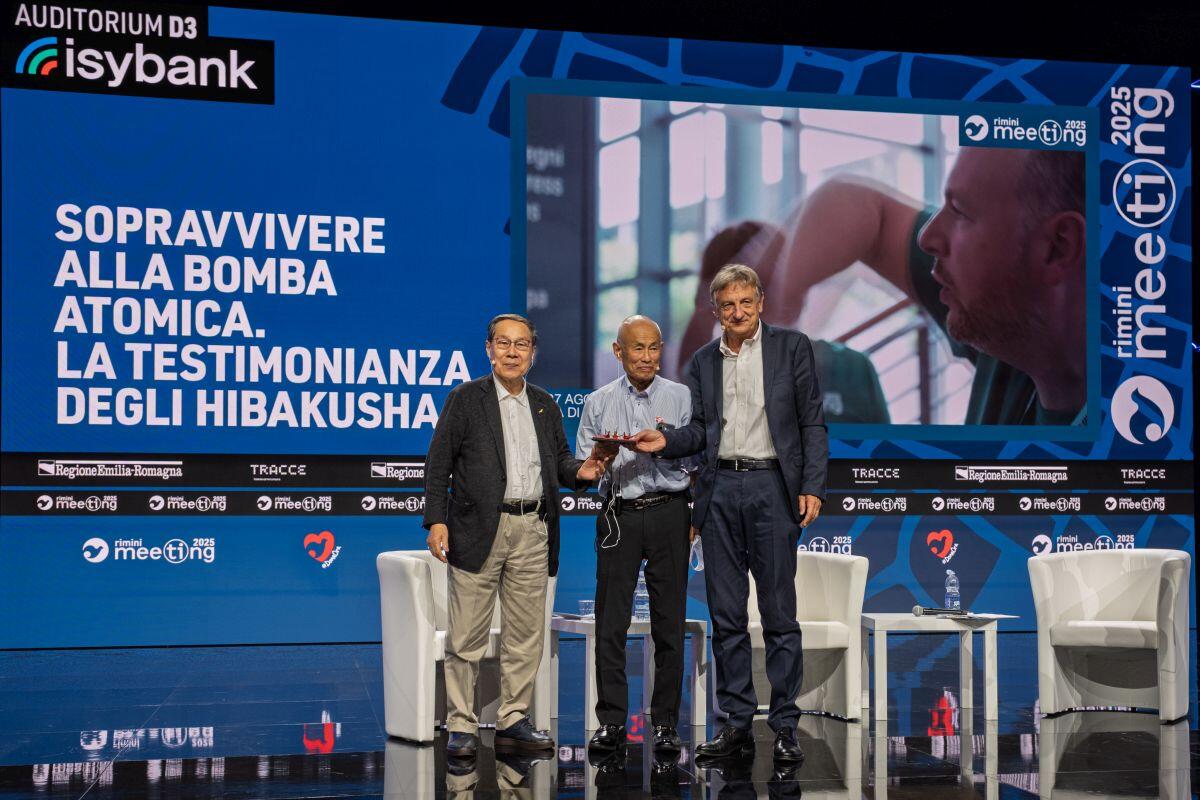 Al Meeting le voci degli “Hibakusha” 80 anni dopo le bombe atomiche -