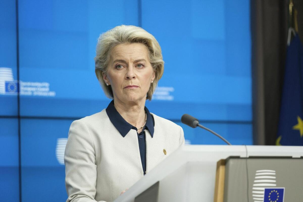 Von der Leyen “L’Europa ha un piano preciso per invio truppe in Ucraina” -