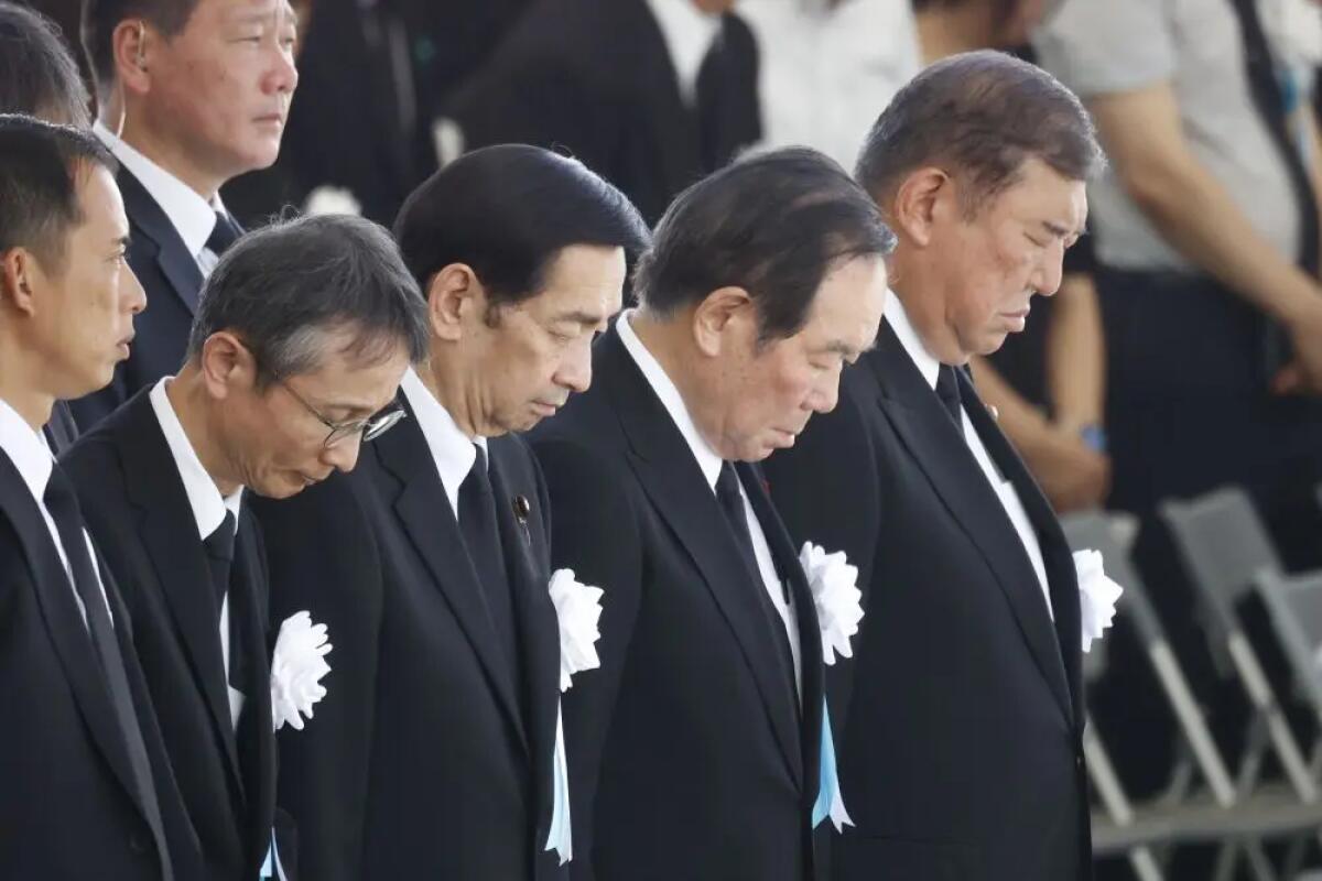 Il Giappone commemora gli 80 anni dalla bomba atomica su Hiroshima - 