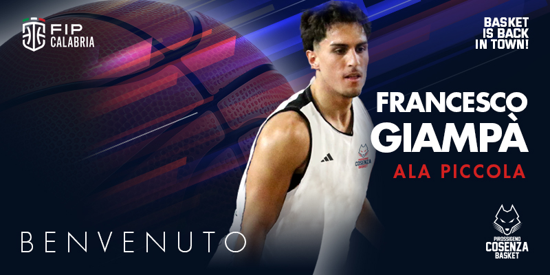 Basket - Colpo Giampà per la Pirossigeno Cosenza: talento e grinta per il reparto offensivo rossoblù -