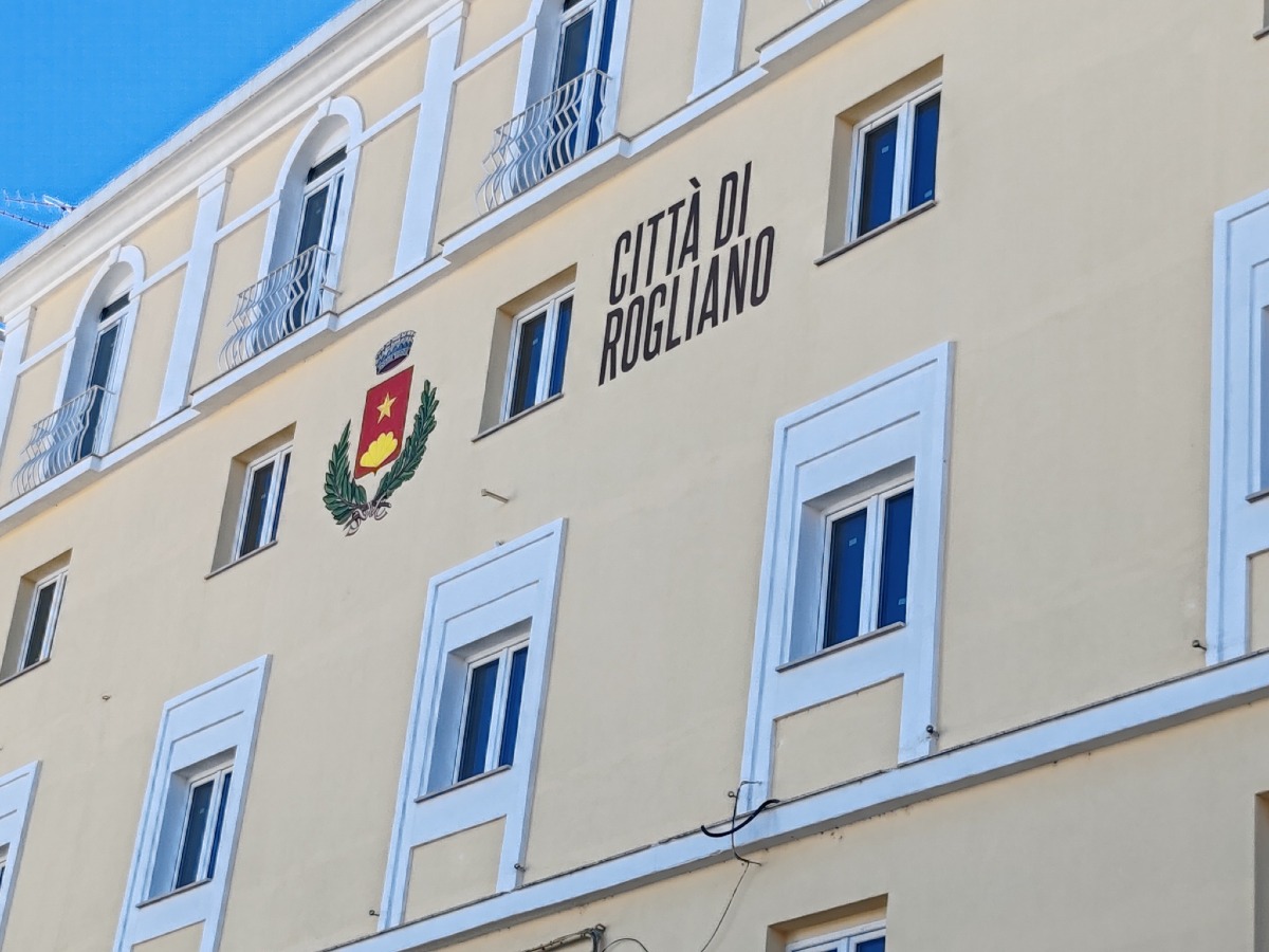 Rogliano, completato l'Intervento artistico sulla Facciata del Palazzo di Città -