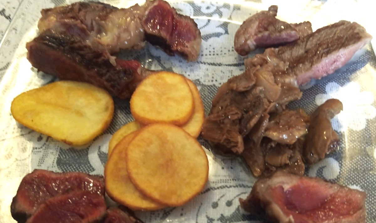 Un morso al sapore... alla costata con il grasso giallo -