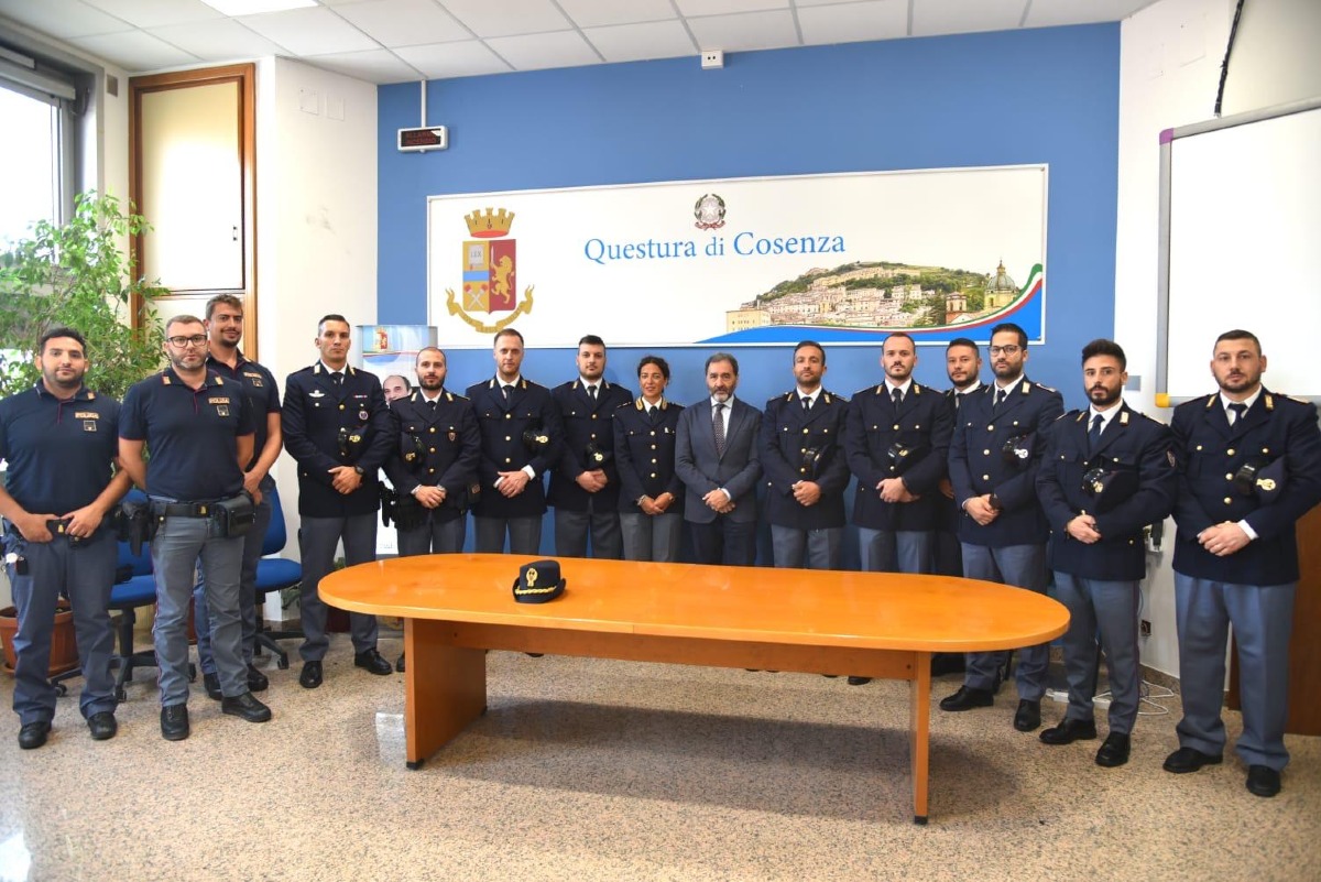 Cosenza, dieci nuovi agenti in servizio alla Questura -