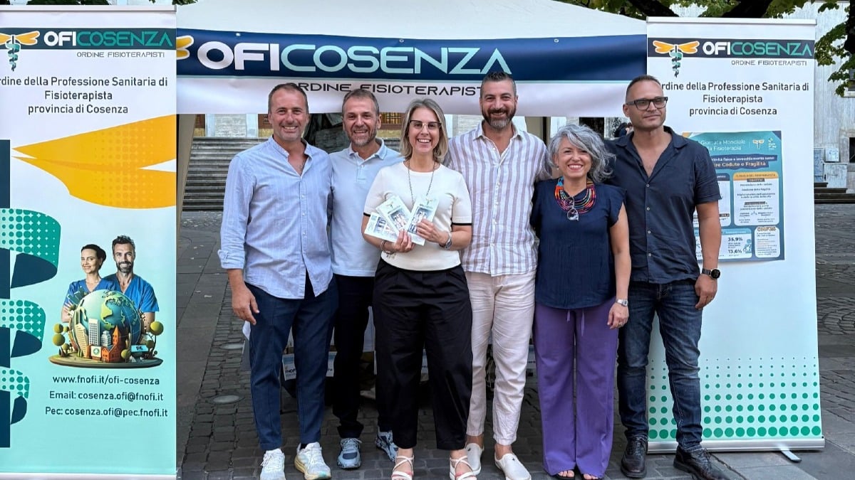 Giornata Mondiale della Fisioterapia. L'Ofi di Cosenza presente con stand, brochure e consigli ai cittadini -