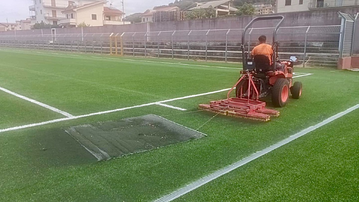 Lavori di manutenzione allo Stadio Comunale "Ottavio Scarcello" di Belvedere Marittimo - 