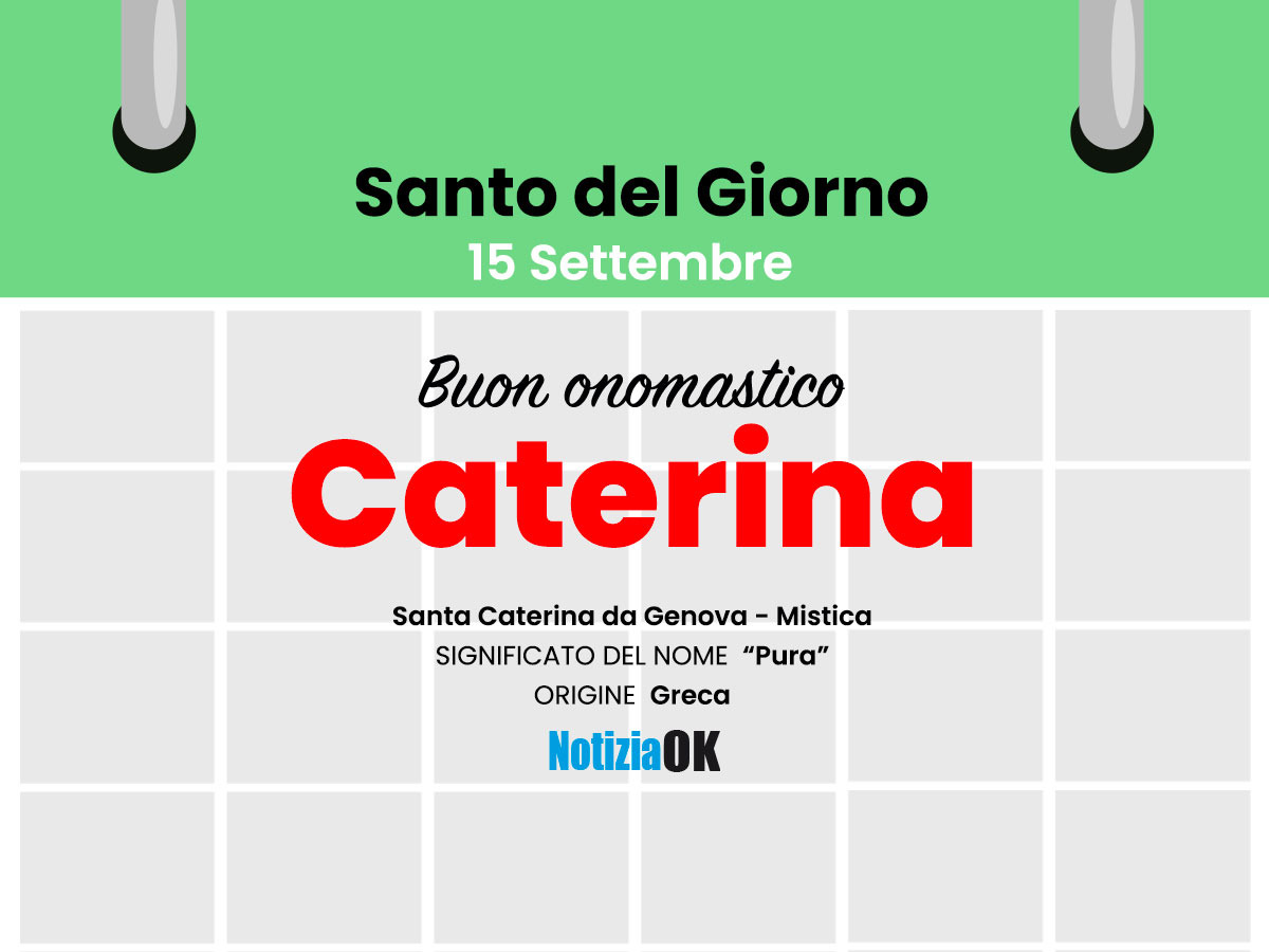 Onomastico: oggi è Santa Caterina -