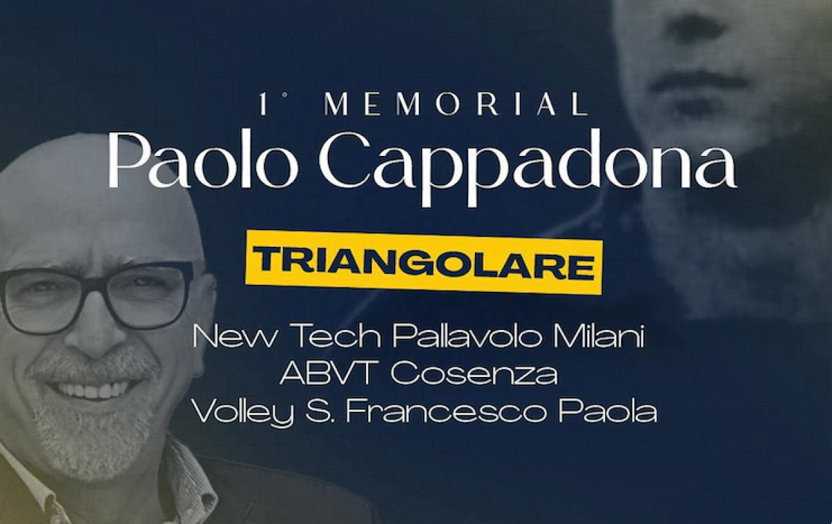 Rende - Tutto pronto per il primo Memorial Paolo Cappadona -
