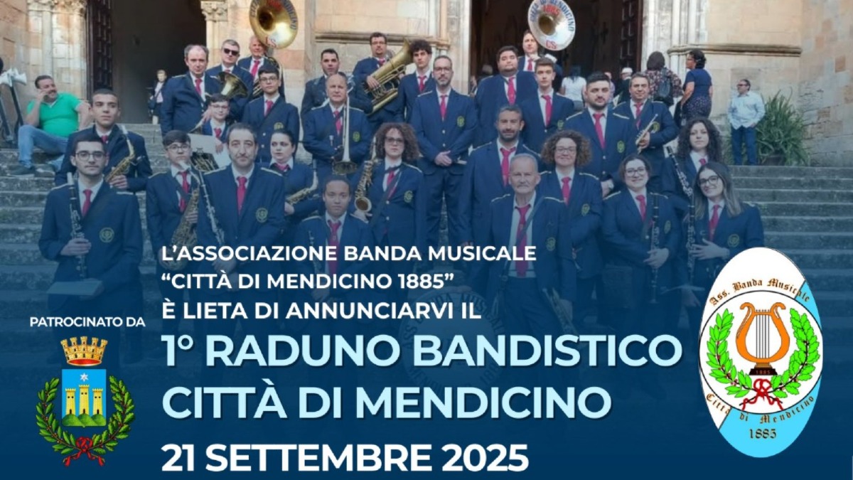 Mendicino e la musica bandistica: il 21 Settembre il 1° Raduno “Città di Mendicino” - 