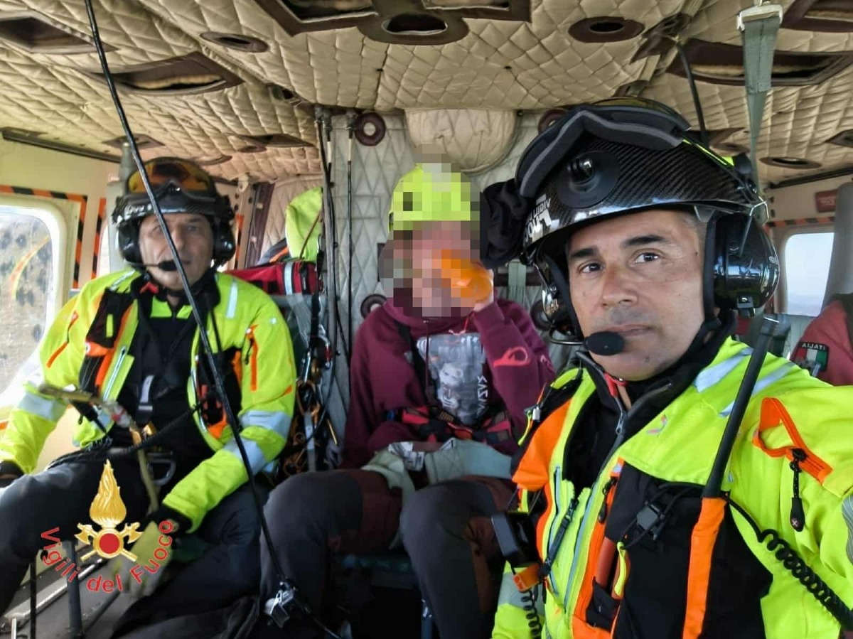 Salvataggio dei Vigili del Fuoco: ritrovato polacco disperso sul Pollino - 