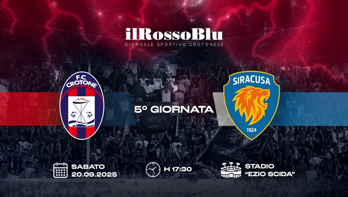 #CrotoneSiracusa | Le formazioni: una squadra all'insegna della continuità contro i siciliani  - 