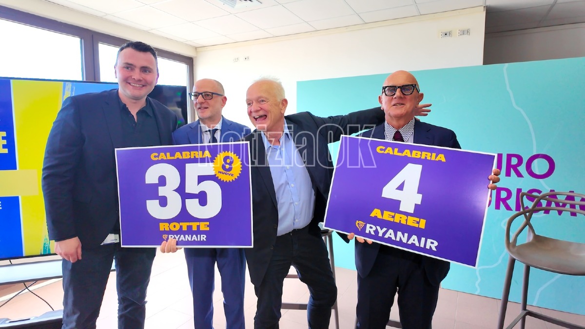 (VIDEO) Ryanair investe 400 milioni di dollari in Calabria, nessuna novità per il Sant'Anna - 