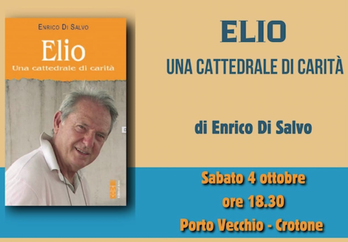 Crotone - L’associazione Konou Konou presenta il libro “Elio. Una Cattedrale di Carità” - 