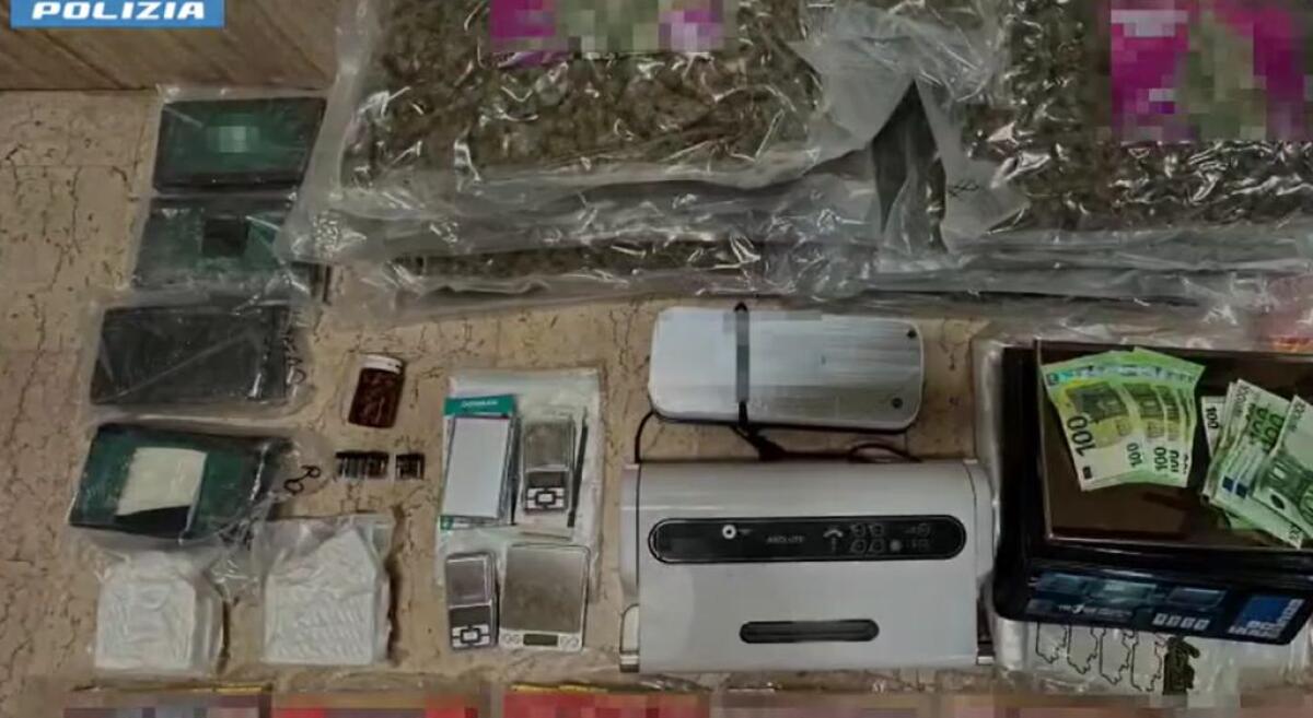 Arrestato per spaccio biker di Chieti, sequestrati 20 kg di droga -