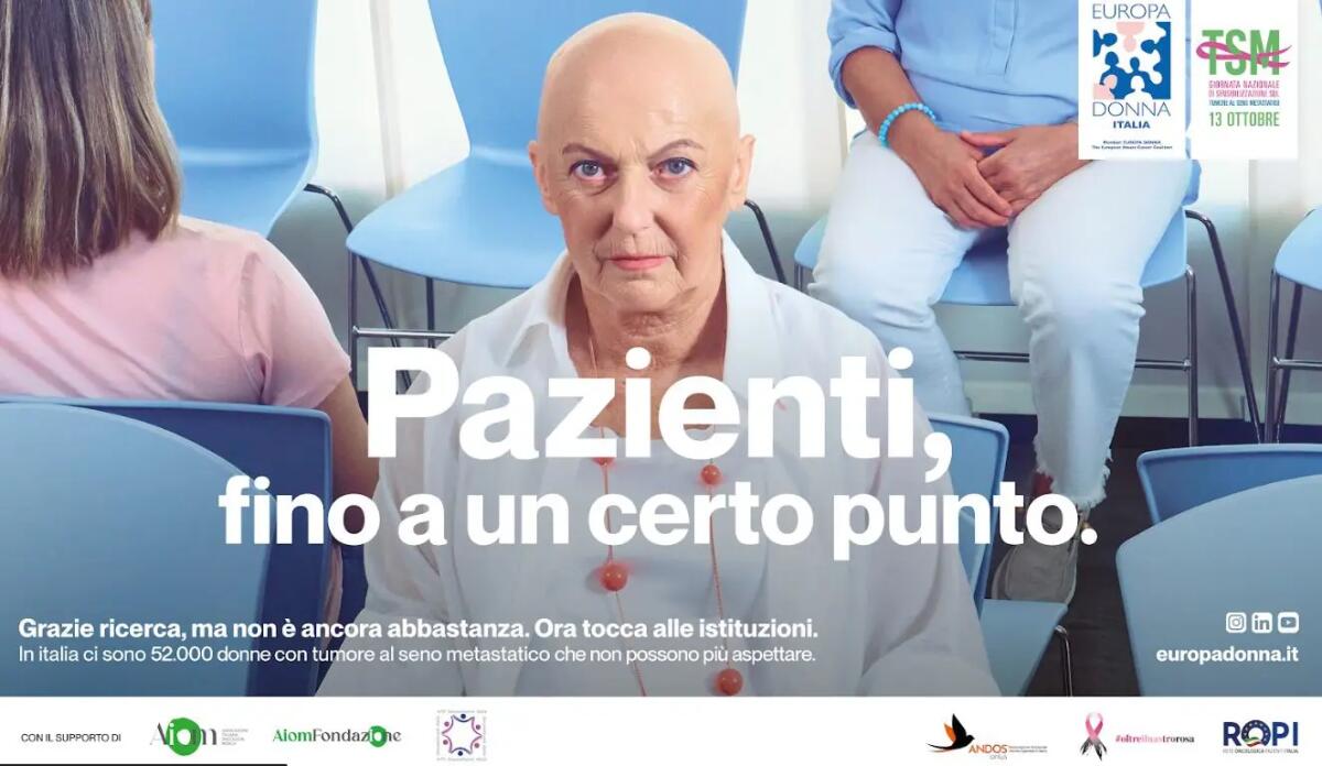 Europa Donna Italia lancia la nuova campagna sul tumore al seno metastatico - 